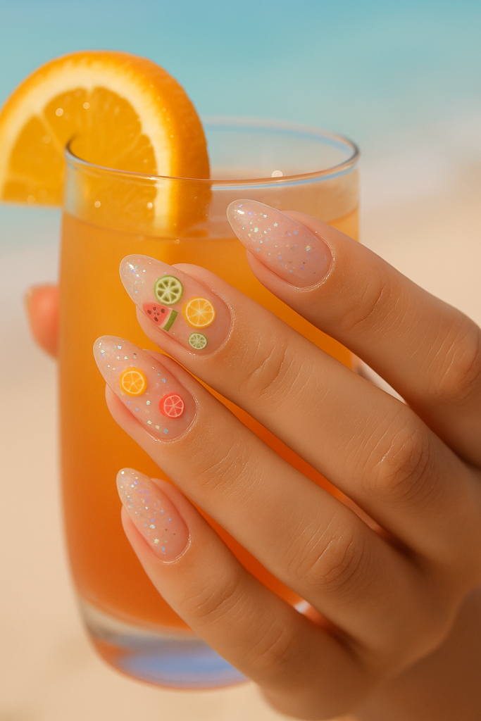 Clear Jelly Nails
