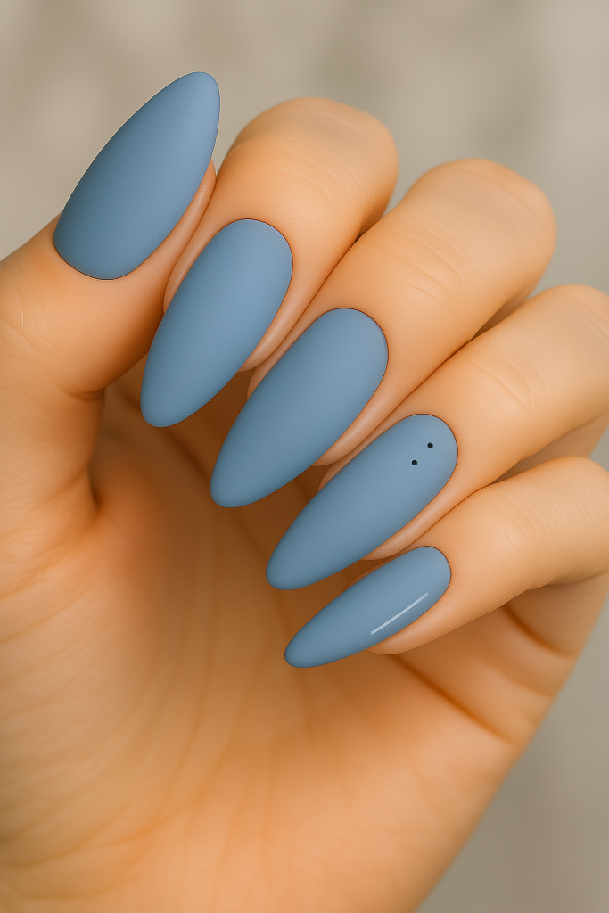 Matte Blue Minimalism