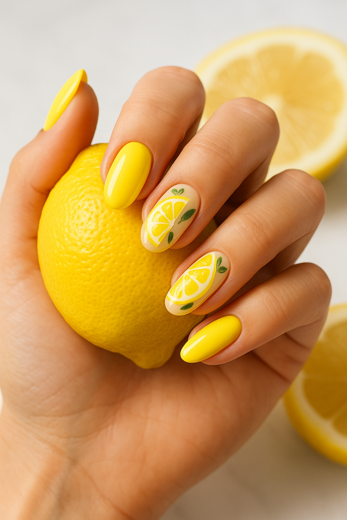 Lemon Zest Nails