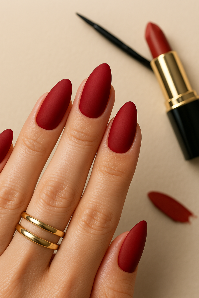 Matte Red Chic