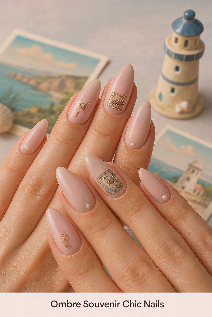 Ombre Souvenir Chic Nails