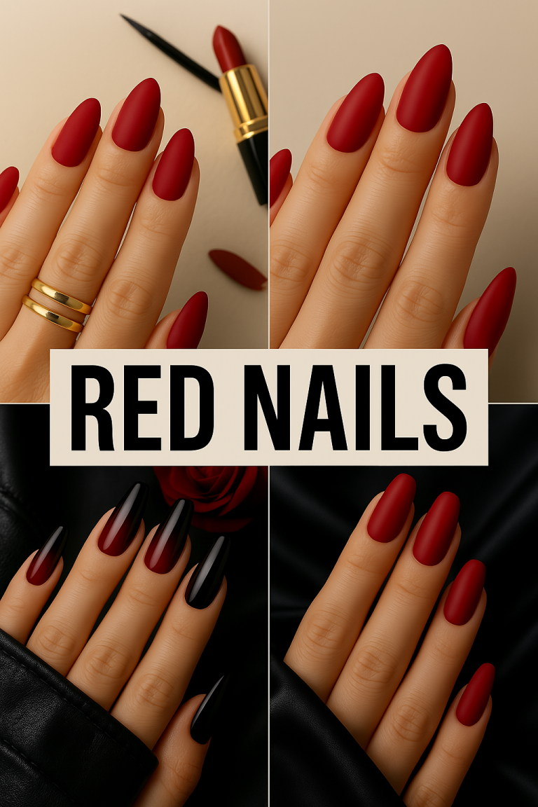 Red Nails 10 Timeless Styles That Elevate Your Look