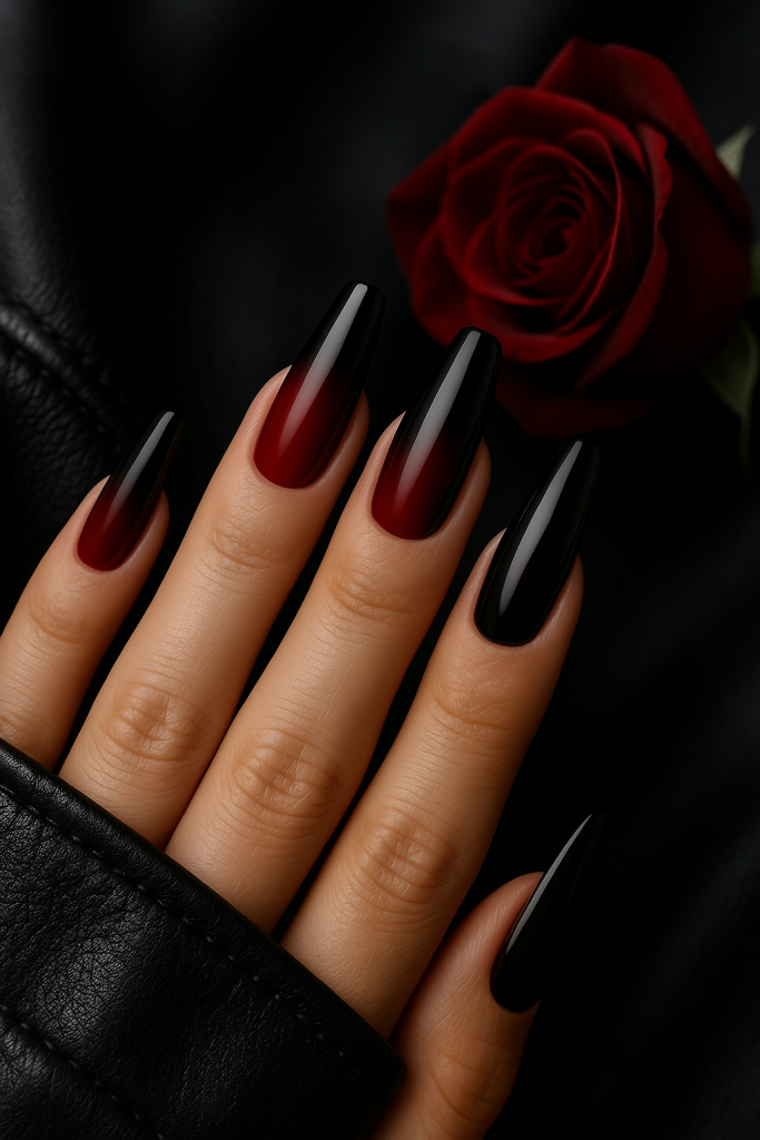 Red and Black Ombre