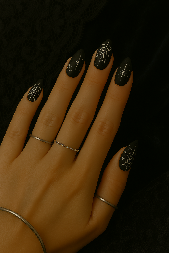 Spider Web Nails