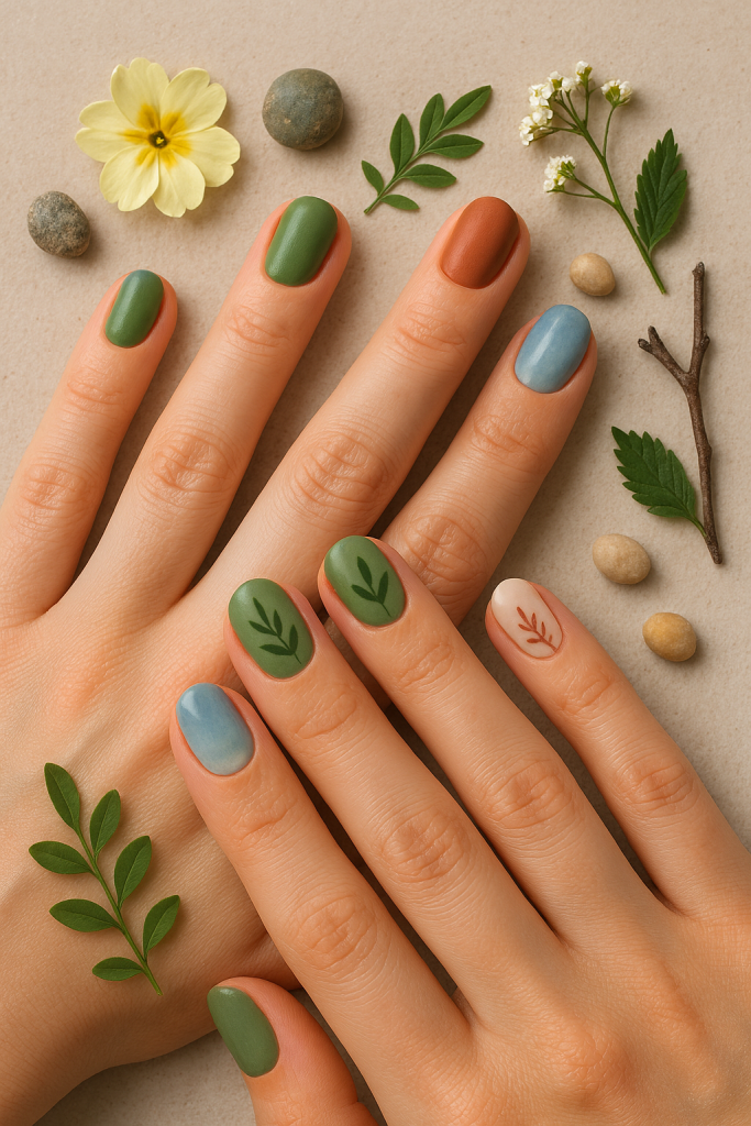 Nature-Inspired Nail Art